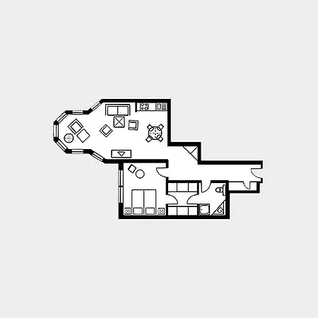 Strandvillen - Mit Meerblick Und 1 Schlafzimmer Sv-710 Апартаменты *